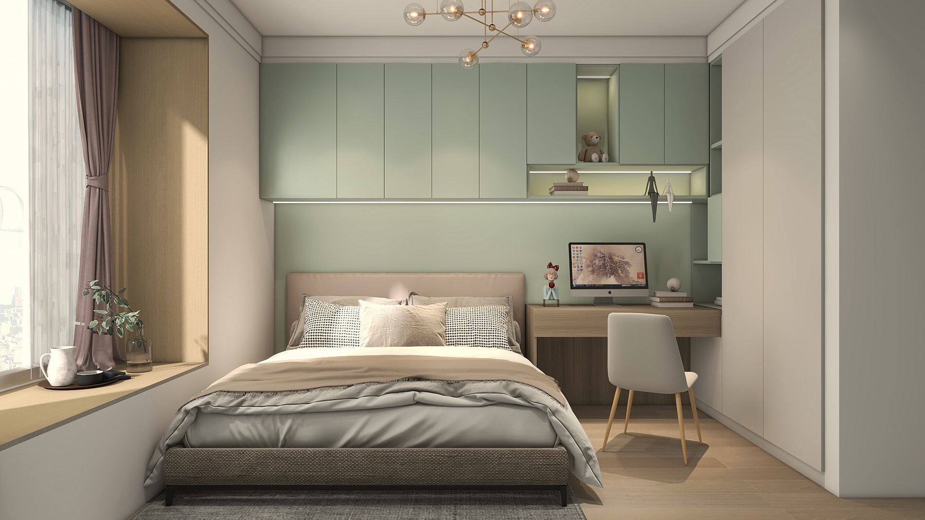 【鲁班装饰】保利天际184m2现代风格 温柔治愈