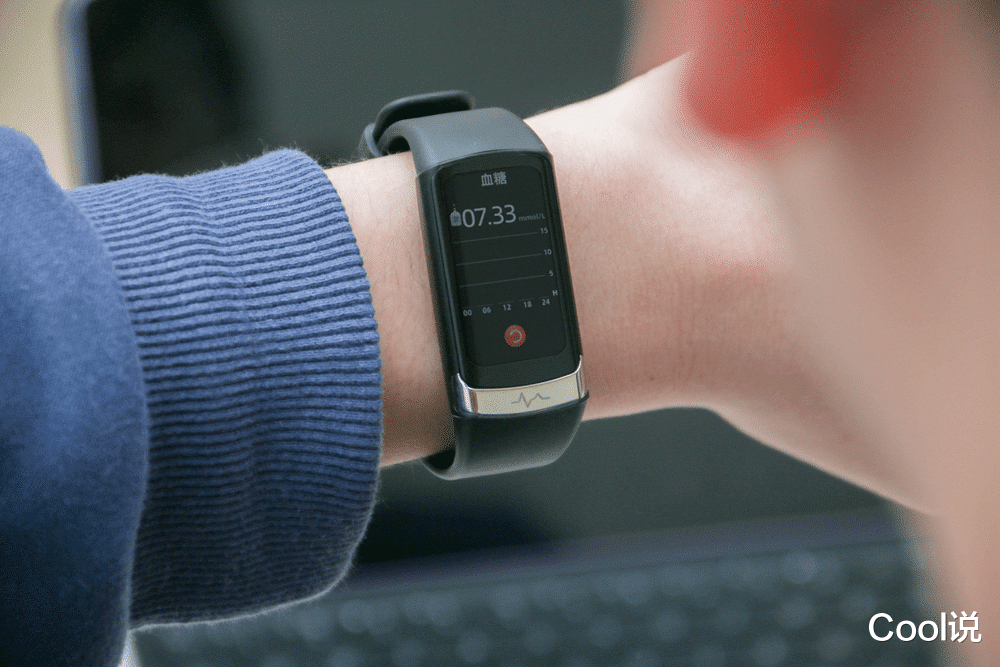 百度|无创血糖血氧，排名仅次于华为小米，dido F50S Pro大屏智能手环