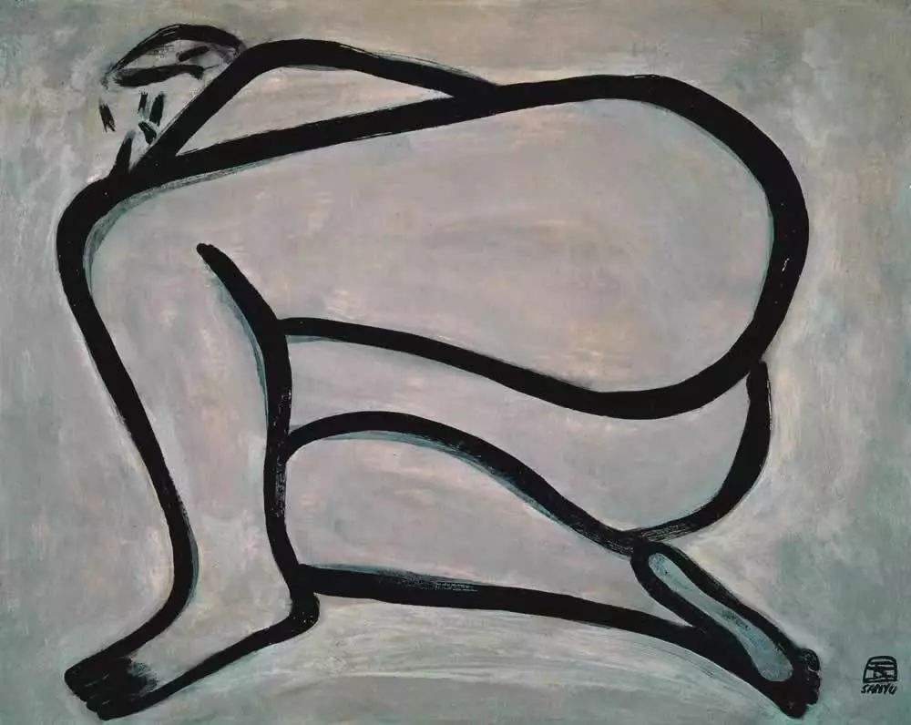 曲腿裸女|常玉《曲腿裸女》于苏富比上拍卖,为何估价能达1.5亿之高?