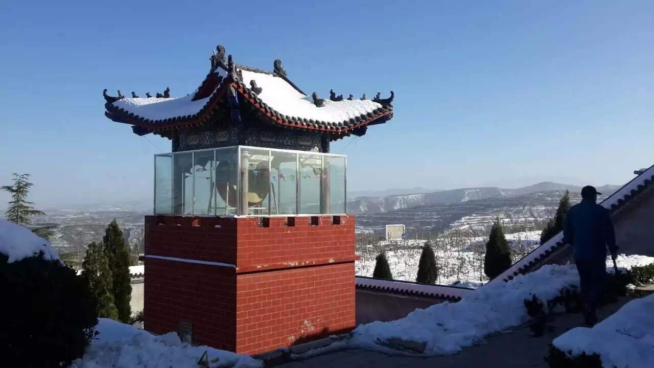 寒山寺|踏雪寻觅三门峡寒山寺