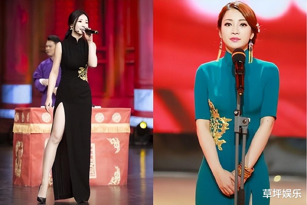 景甜|景甜的身材，天生就是旗袍而生，戚薇的旗袍果然与众不同，还能这样穿？