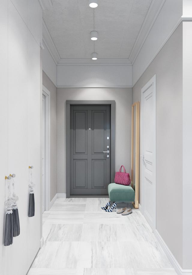 43平方米的小户型,室内装修大气时尚,得益于设计师的科学布局