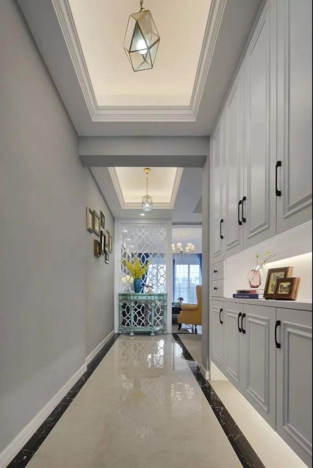 118平现代美式三居室，让人羡慕不已的华丽而又温馨空间