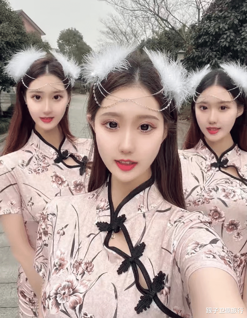 三姐妹|湖南最美三姐妹,三人长相如同一人,网友:难辨“真假”!