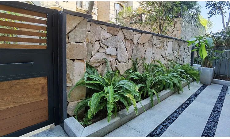 庭院设计|用文化石打造一座花园，让你的花园美出新高度