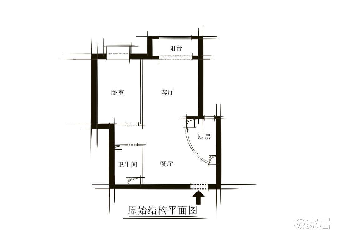 一居室也能很俏皮，家里也能有游乐空间，还有超大收纳区