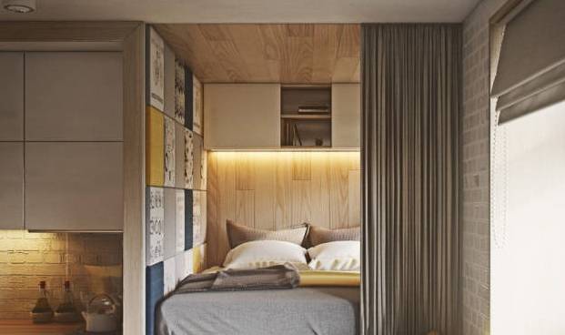 20平米超小户型,温馨又舒适,客厅硬挤出厨房和卧室,简直太牛了