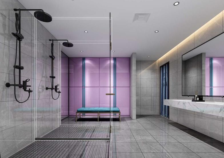 珠海健身房装修设计案例-运动不止 生命不息