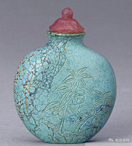 鼻烟壶|鼻烟壶中的绿松石