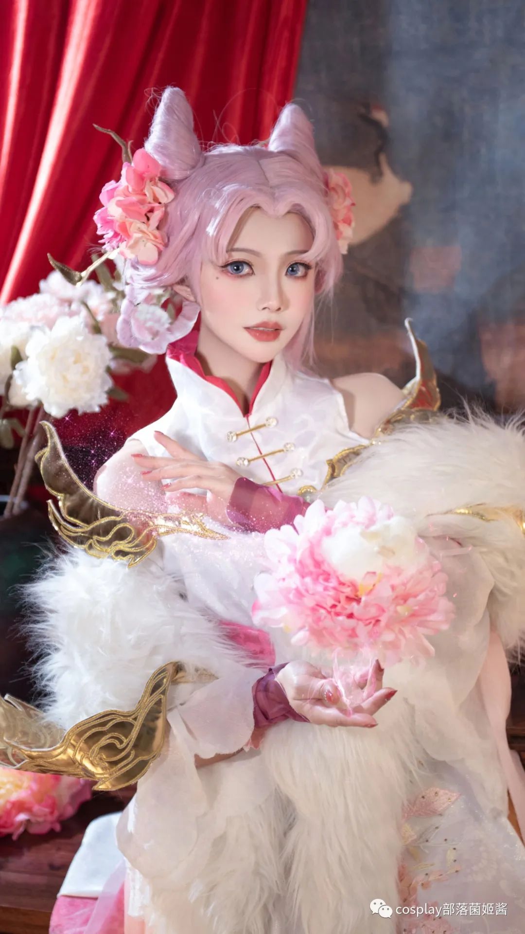 |cos：王者荣耀嫦娥拒霜思cos正片@阿琴