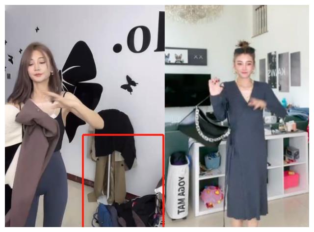 曹云金|曹云金前妻直播捂住领口！穿背心露出小吊带，大片纹身专门遮住