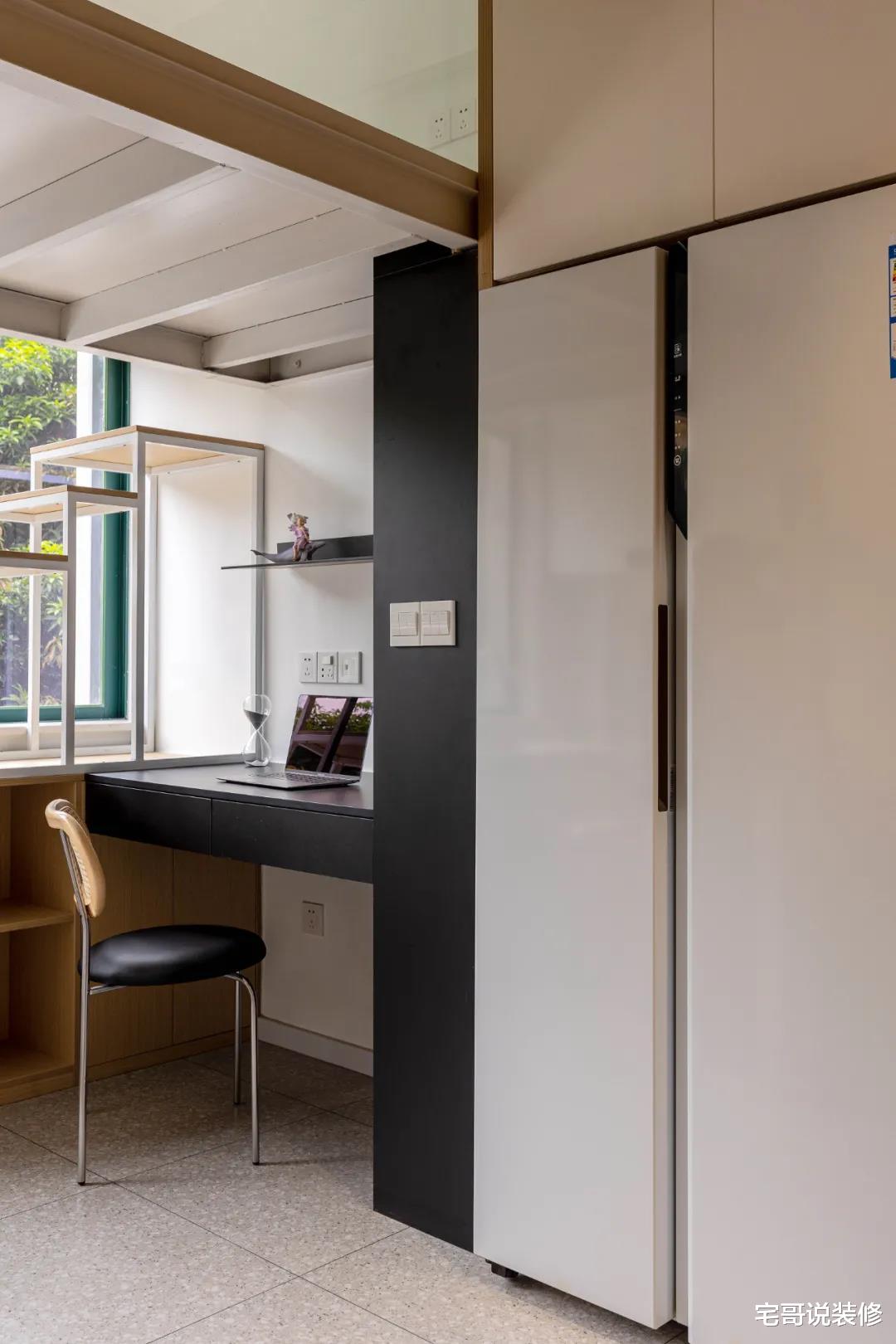 35㎡小宅住下一家3口,竟然有2室1厅,还有书房和4分离的卫生间!