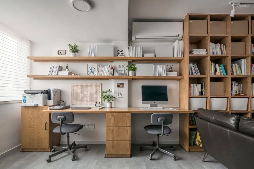 越来越多人居家办公,家里这样规划出一个办公区,比书房更省地!