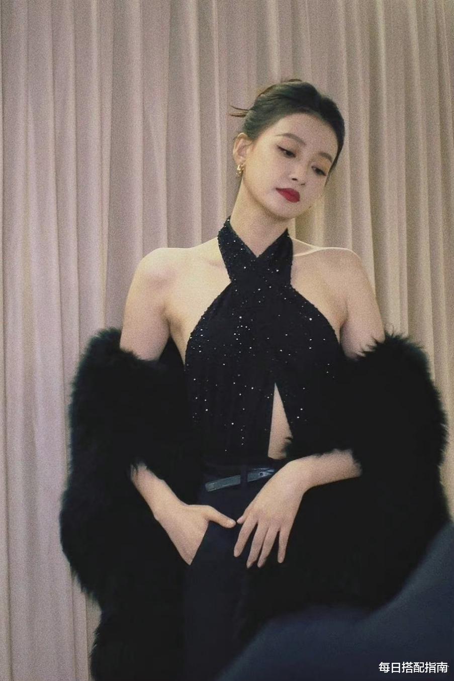 孙怡|孙怡真是“人间富贵花”!穿高开叉长裙气质惊艳,有身材就是任性