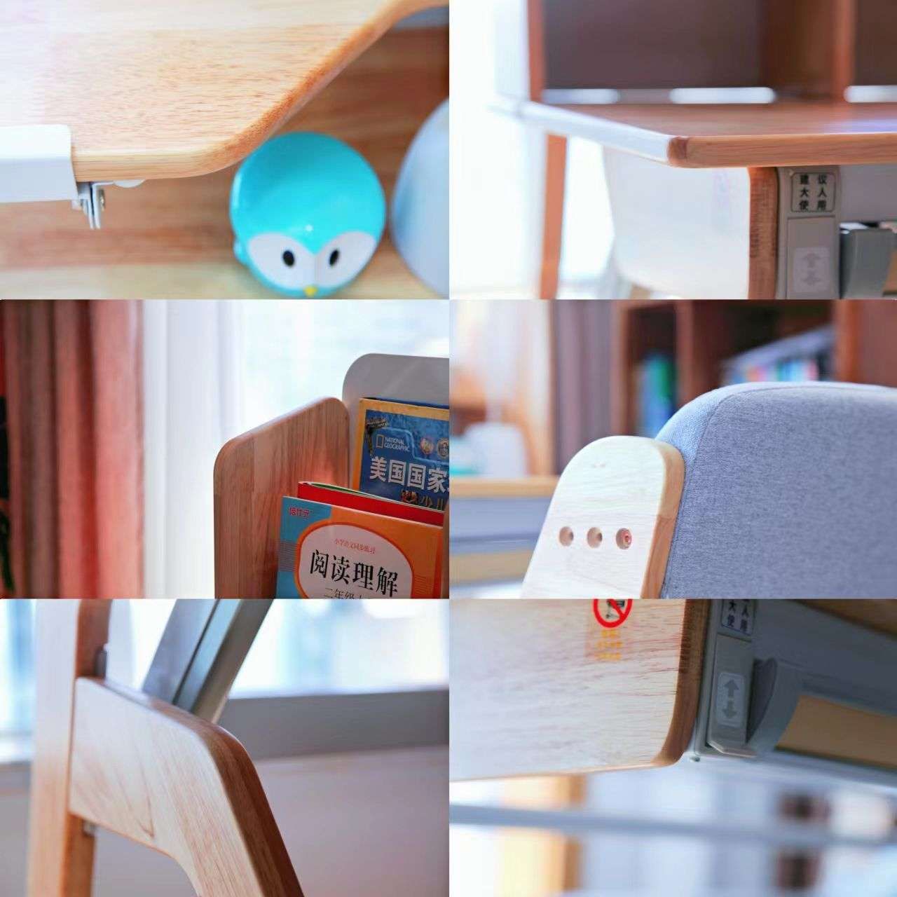真实木，颜值高又环保，一款陪伴孩子学习的斯芬达小鹿学习桌椅