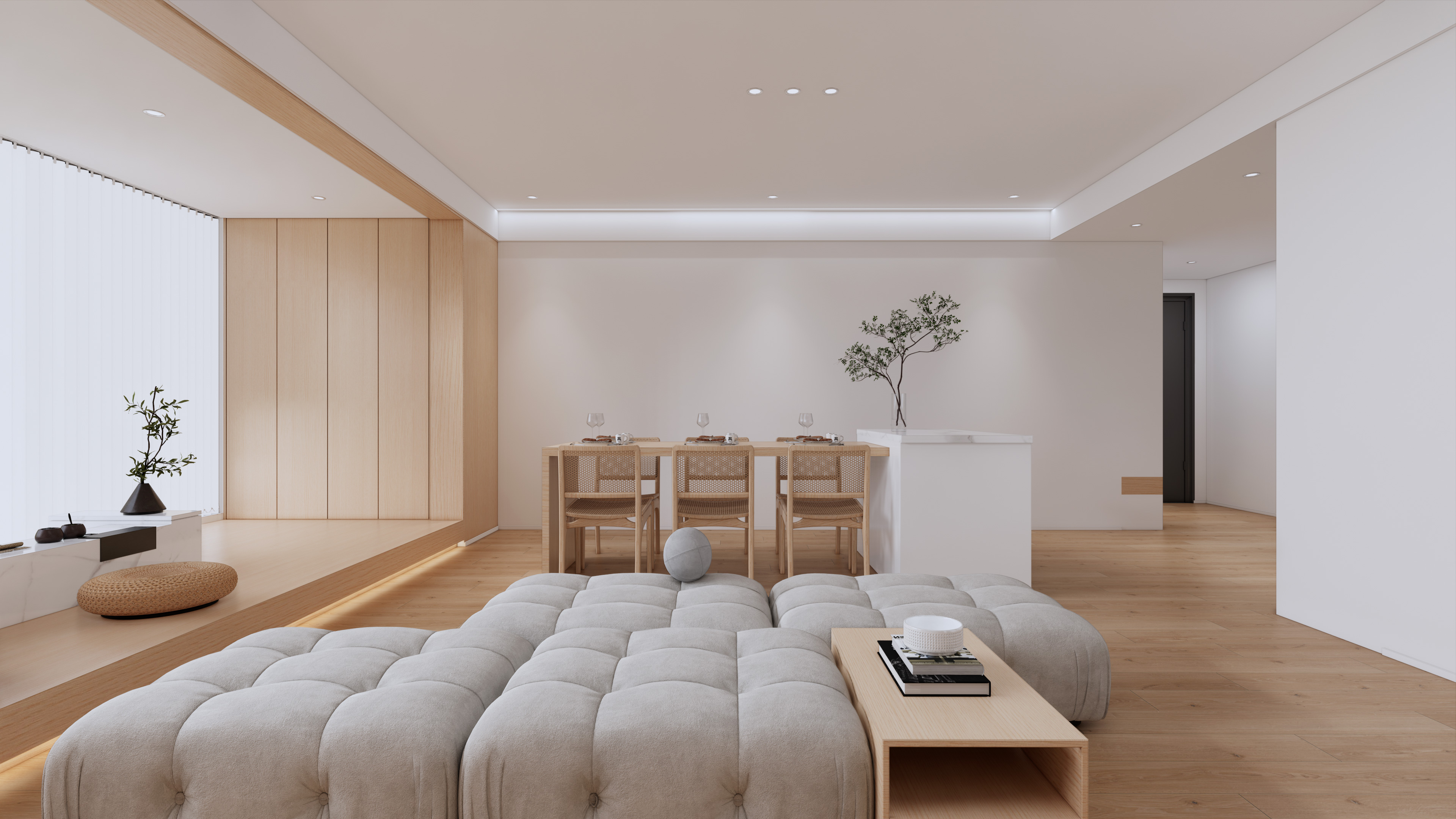 温柔现代风,改后113㎡大平层既视感