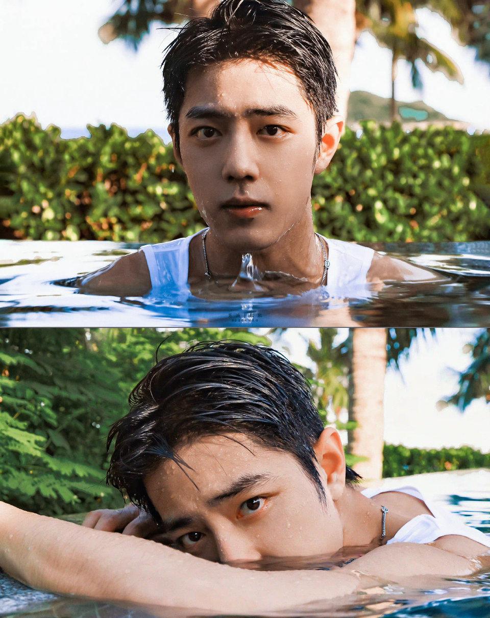 肖战|未宣先火!网曝《骄阳伴我》由肖战白百合主演,帅哥状态太可了