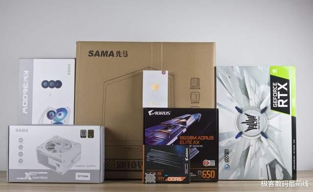 技嘉|战利品陆续到货,R7 7700X+技嘉B650M小雕AX+先马“海景房”体验