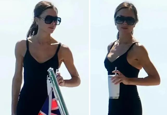 维多利亚·贝克汉姆|贝嫂有压力了！登游艇秀紧致身材，跟65岁亲家母比美，冻龄女神