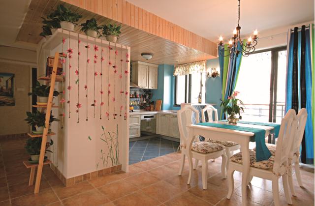 美式田园风格的新房,装修费花了15万,温馨舒适,朋友都说很好看