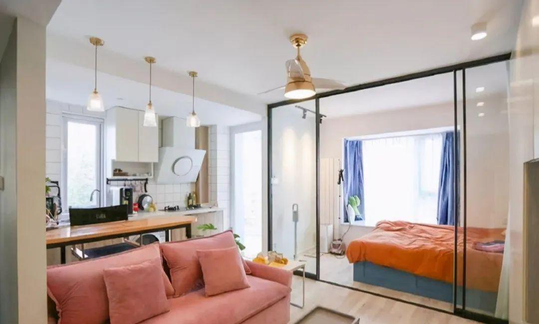 小房子也可以很精致,简约风的一房一厅温馨舒适,让人十分向往