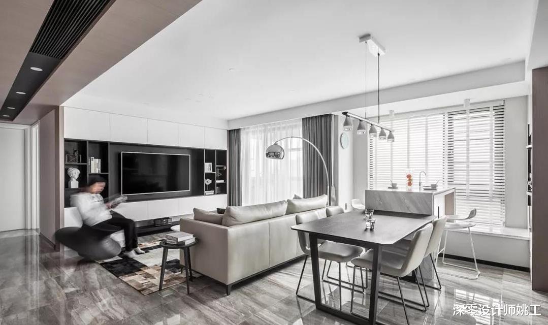 不小心买到横厅户型,沙发摆放参考这6种,放中间就有2个客厅