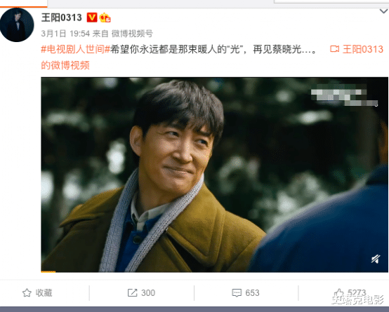 张碧晨|《人世间》：真实“蔡晓光”，本来是客串，因为演得好加了很多戏