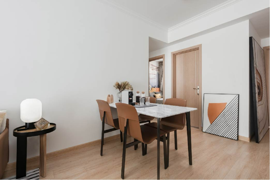 95平简约风艺术设计带入给空间的情感,才是动人、有温度的空间