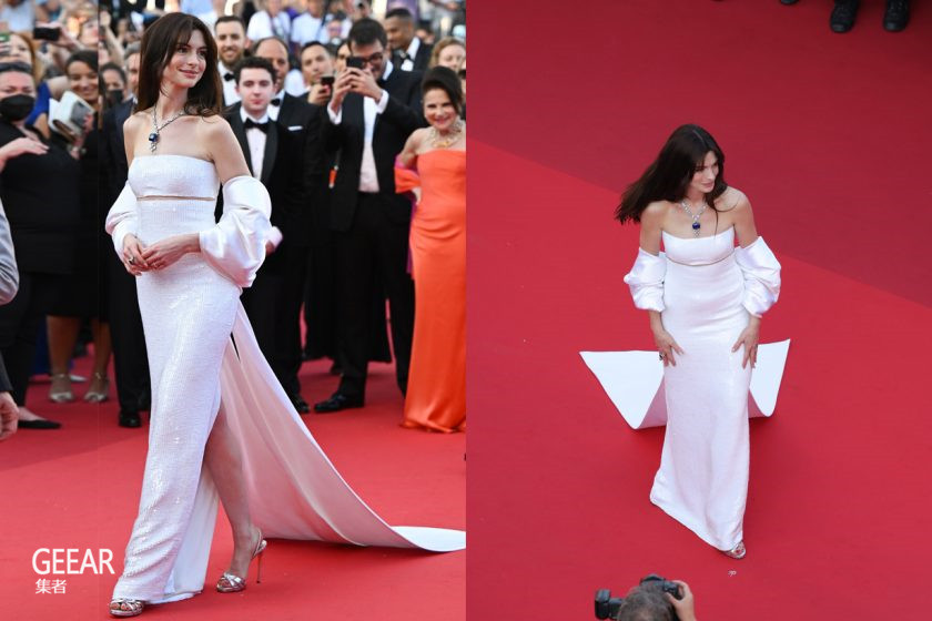 谢娜|戛纳电影节红毯，安妮·海瑟薇正处在人生最美的状态！