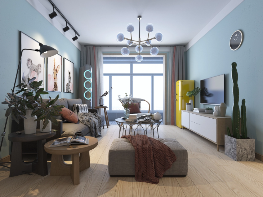 小户型客厅设计,把空间发挥淋漓尽致。