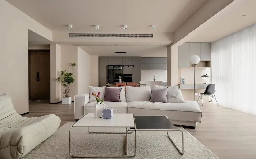 老房改造|135㎡简约风三居室,温馨舒适的三口之家