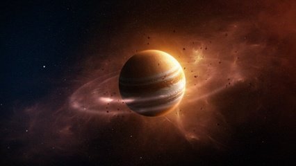 太阳系中最大的行星: 木星,比地球大1000倍