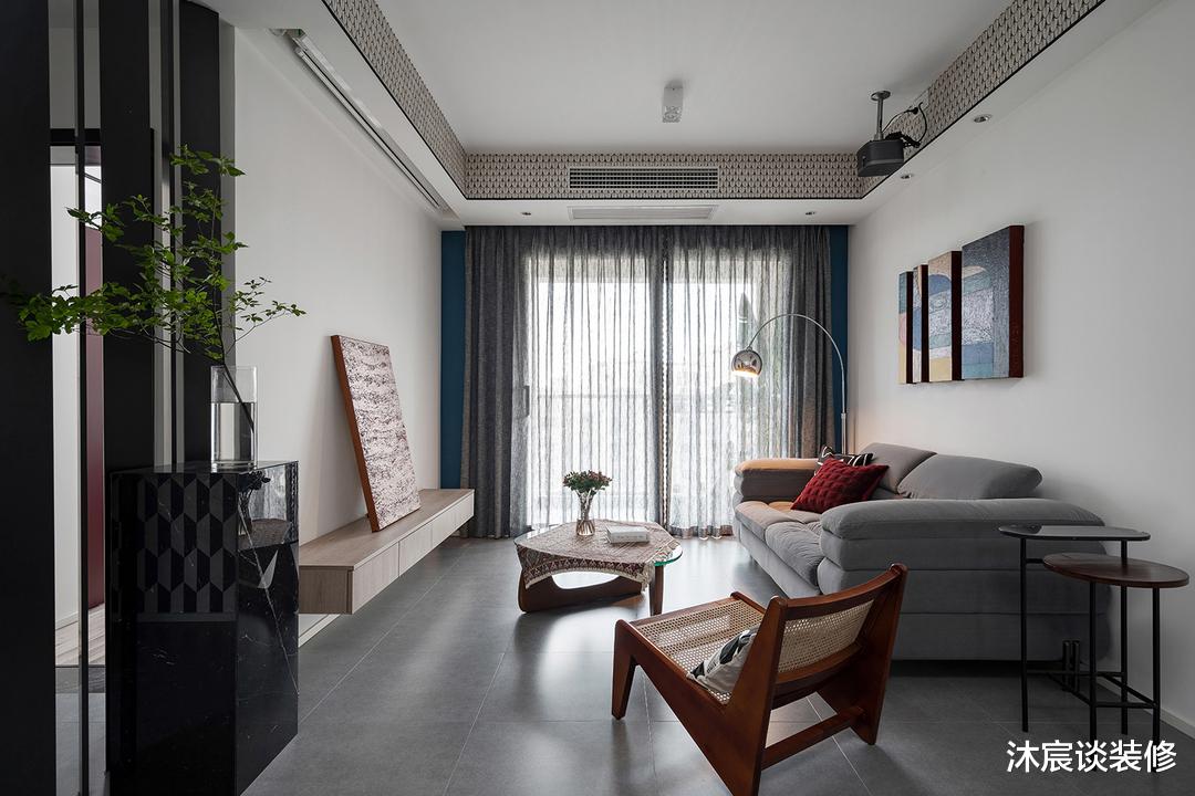 她家80平,阳台不封窗,夜晚氛围超治愈,室内实用舒适,太好看了