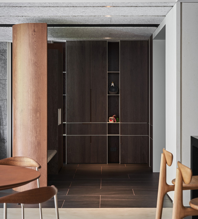 “去客厅化”的另一种设计,把客厅旋转45°后,简直不要太爽