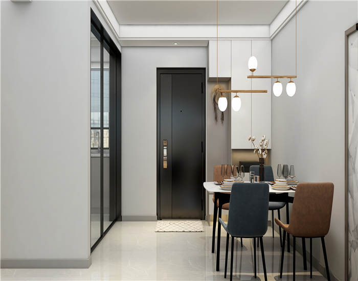 首创光合城97平,色彩搭配现代风格装修