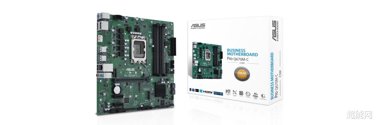 华硕|华硕推出Pro Q670M-C-CSM主板：双M.2、具备多项安全功能