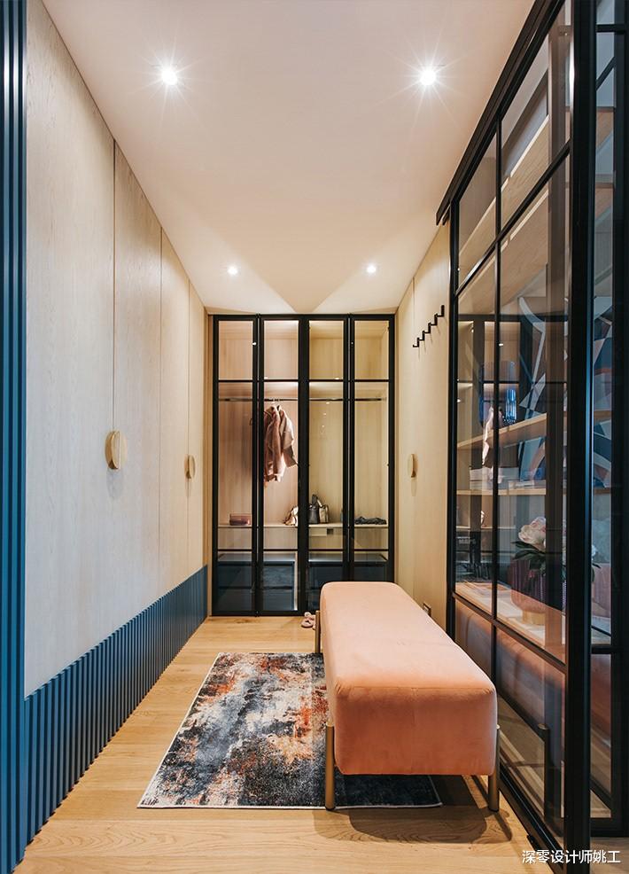 就爱这个色彩缤纷的家,128㎡客餐厨好在改一体化,面积再小也不怕