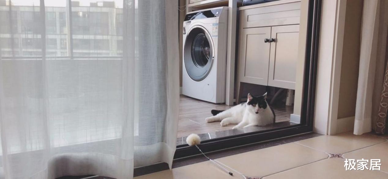 巧妙利用空间，轻美式风格也能很有魅力，家里的猫咪也喜欢