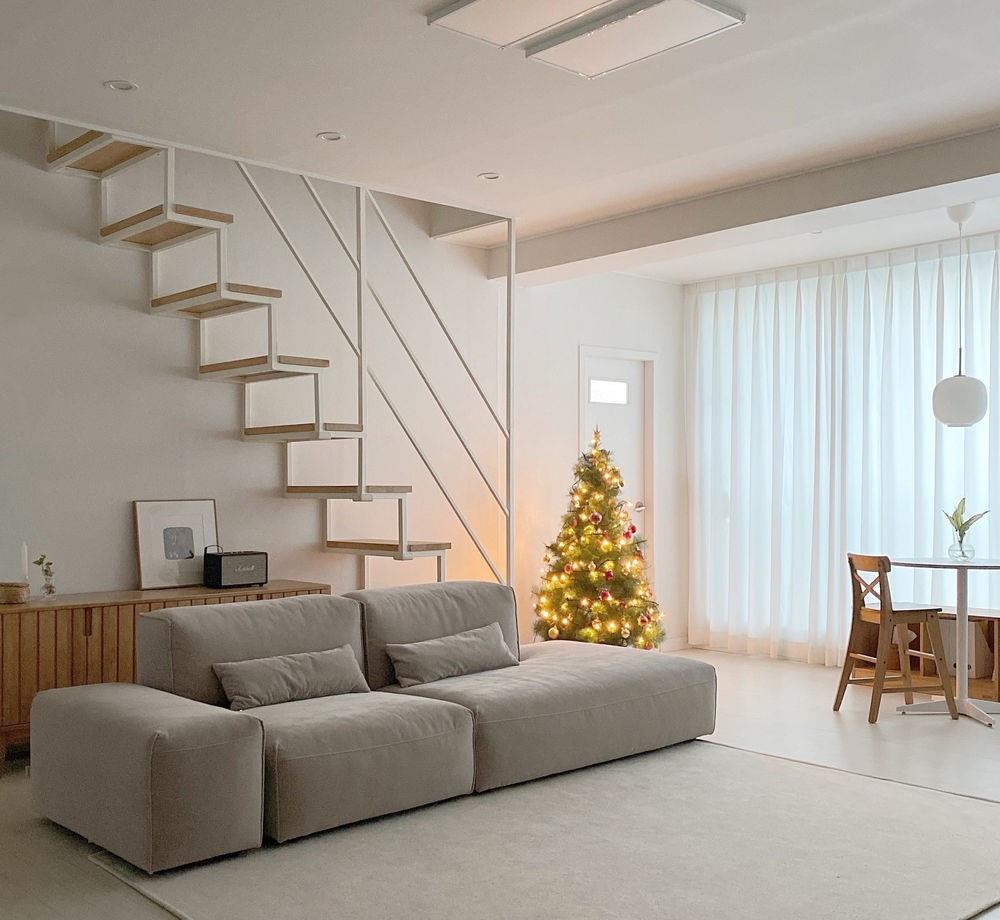 2层小复式:一楼客餐厨,阁楼变“游乐场”,孩子玩得不亦乐乎!