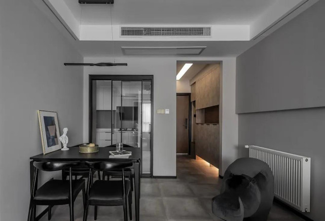 100平现代简约风二居室，将艺术的跃动之美赋于空间之上