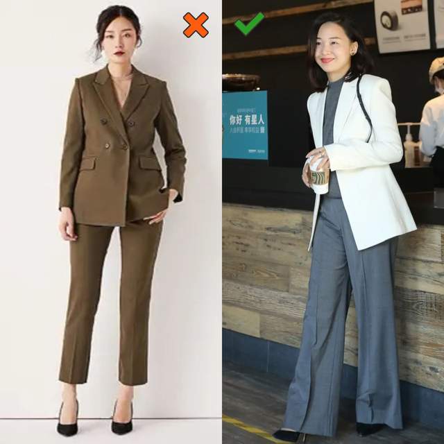 穿衣搭配|降温后这样打扮,时髦又好看,做一个既有风度又有温度的职场丽人