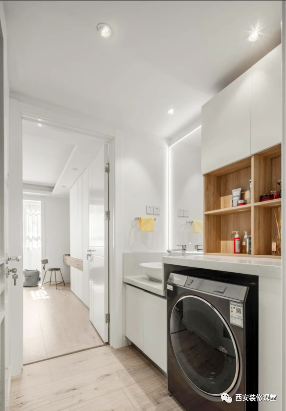 90㎡两室长条户型，三口温馨之家