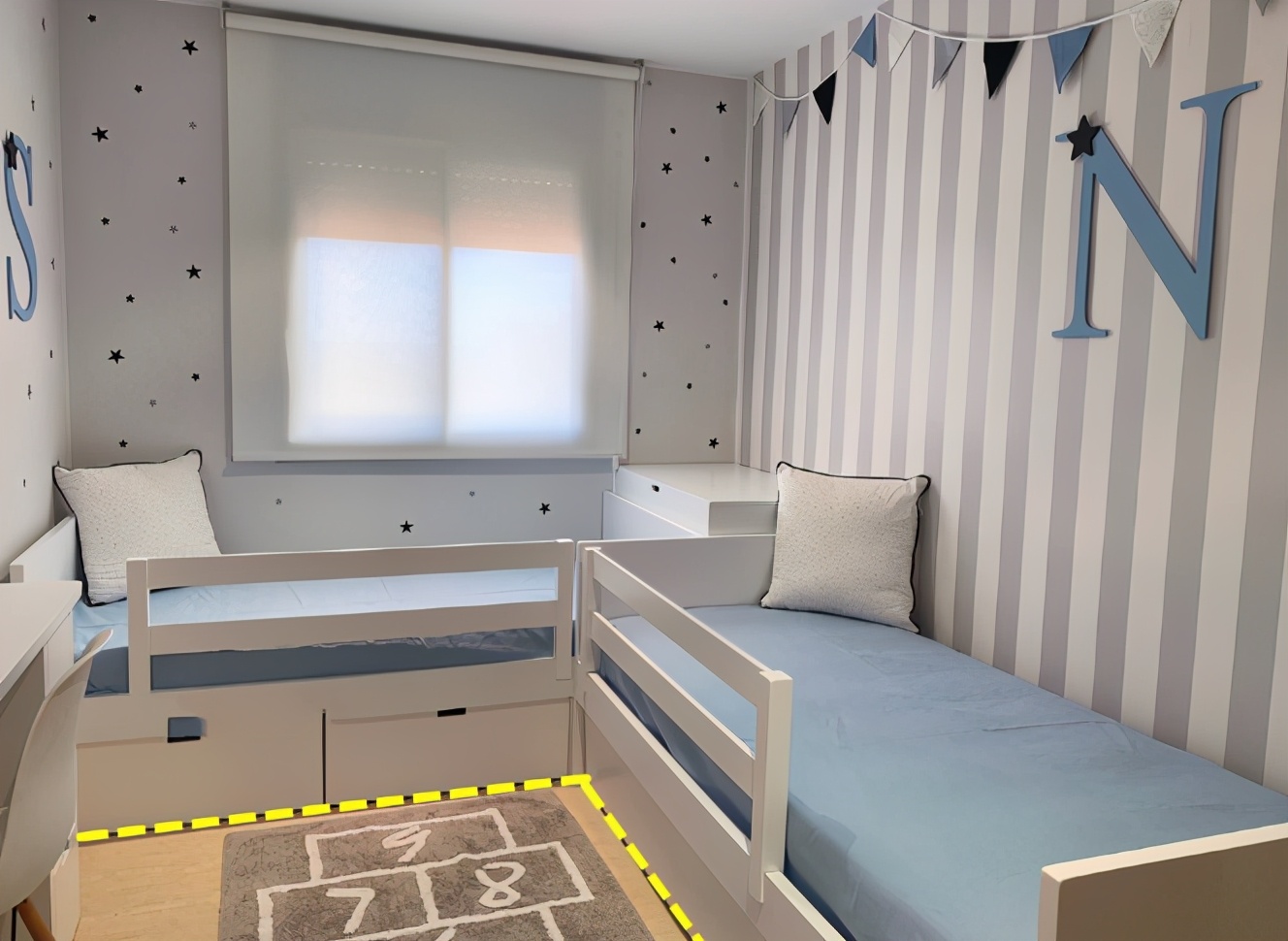 卧室不足10㎡也别摆上下铺,换成这种空间利用率高,更安全实用