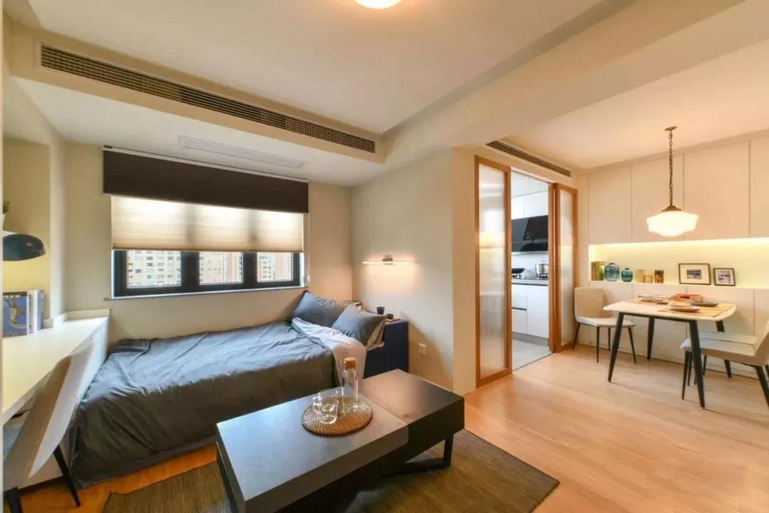 69㎡老房大改造!把客厅餐厅卧室合在一起,小家瞬间变得亮堂堂!