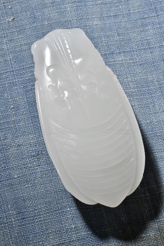 |和田玉玉蝉把件