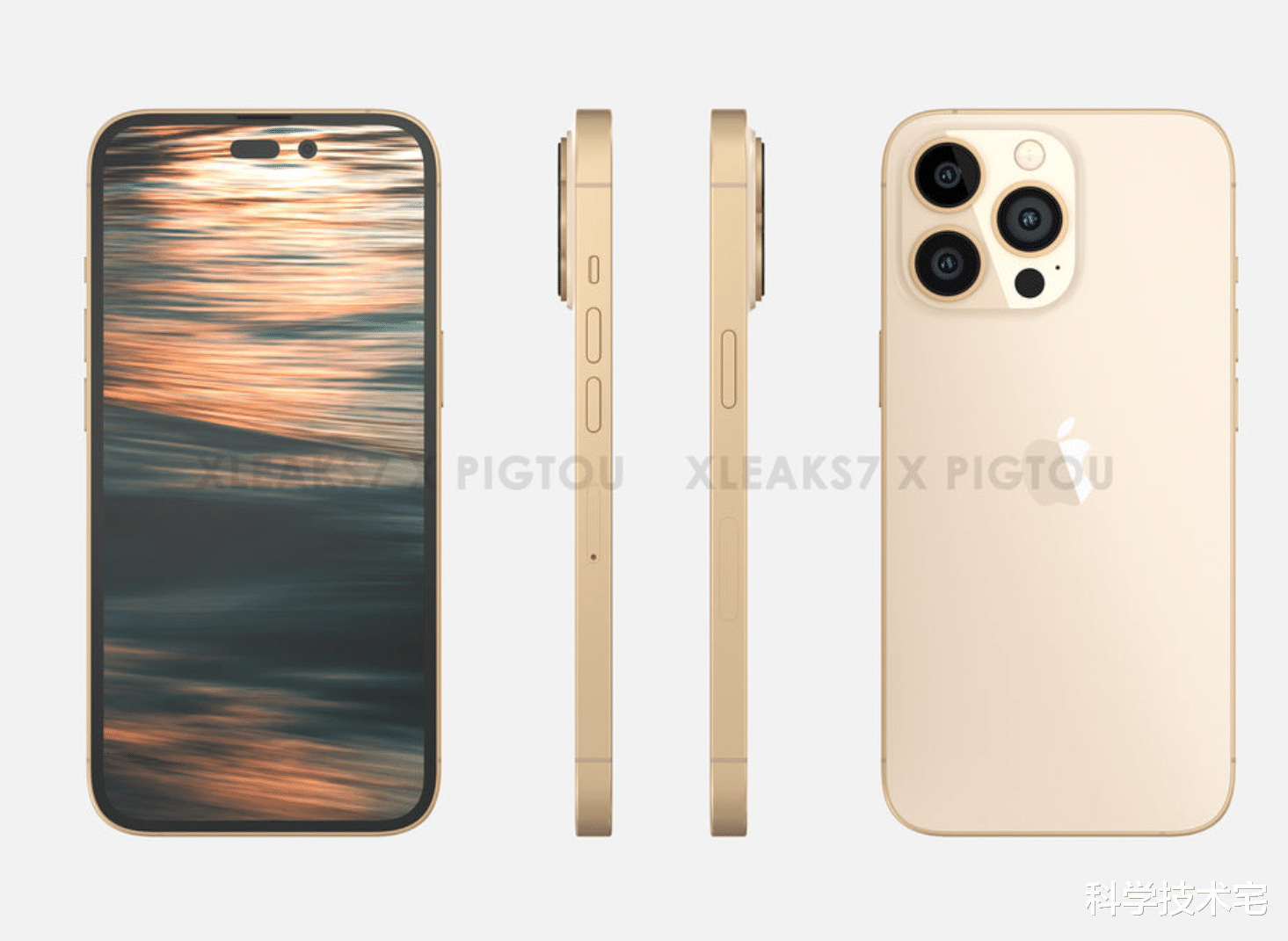 iPhone|金色传说、挖孔屏、A16、6GB内存，苹果14P配置出炉！