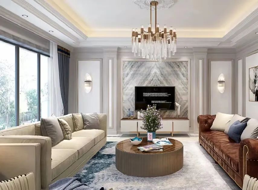 别墅装饰-美式风格600平米别墅装修案例