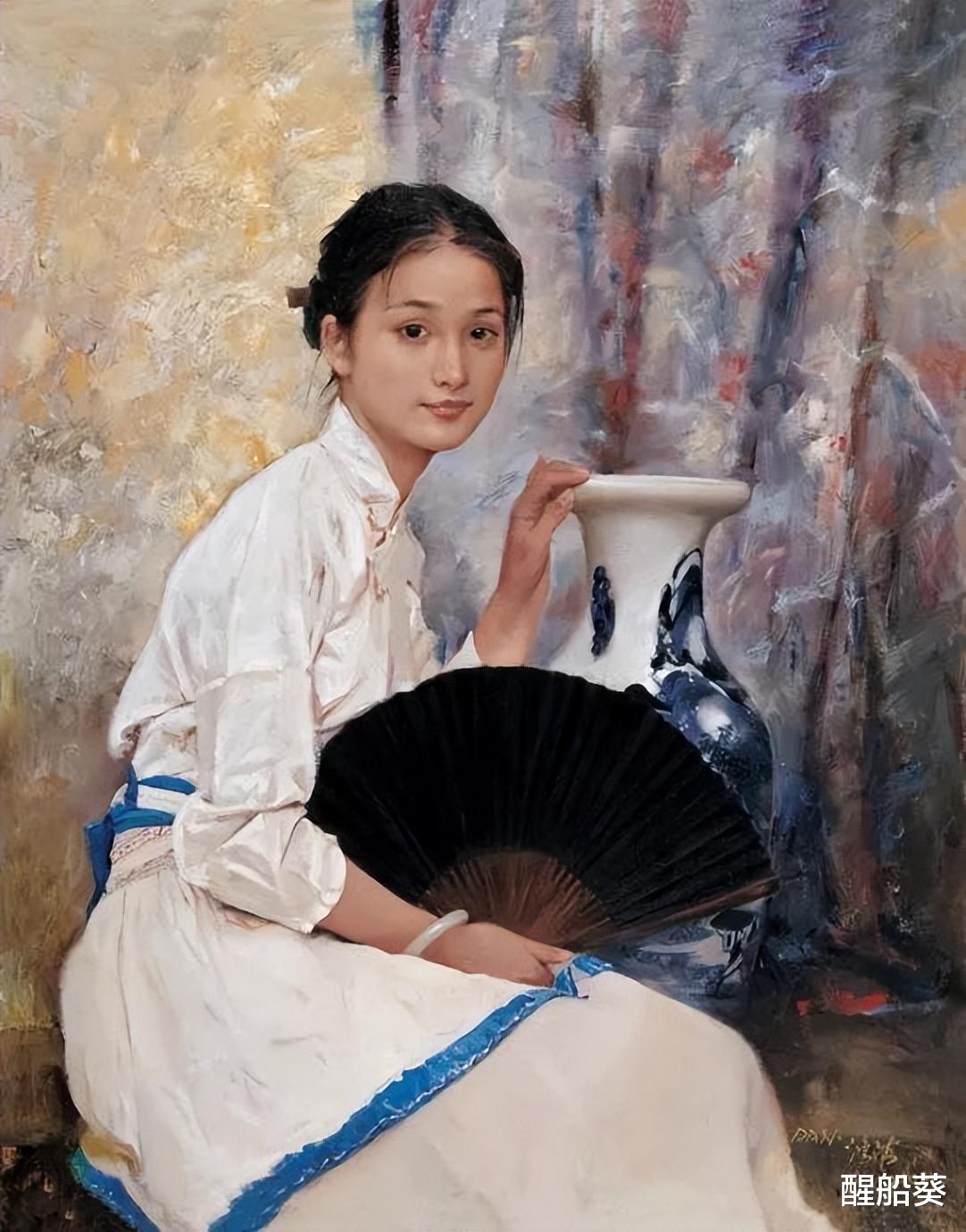 周迅|周迅18岁时曾做人体模特，油画曝光才被大众熟知，一幅画卖184万