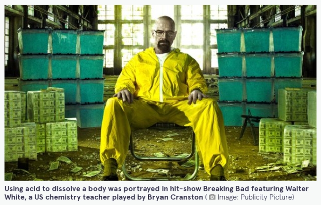 绝命毒师|模仿《绝命毒师》！一英国少年谋杀他人后，试图用硫酸溶解尸体