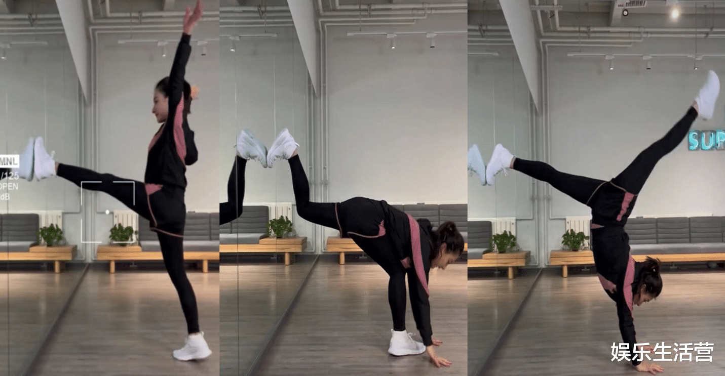 刘璇|体操皇后刘璇怀三胎，自曝是孕妇还倒立一字马，二胎孕照动作重现